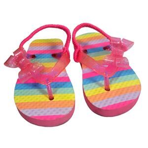 Rainbow‎ Flip Flops Toddler Size 7